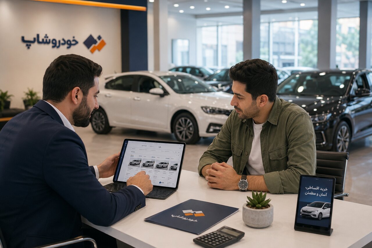 نمایشگاه آنلاین خودروهای نقدی و اقساطی خودروشاپ