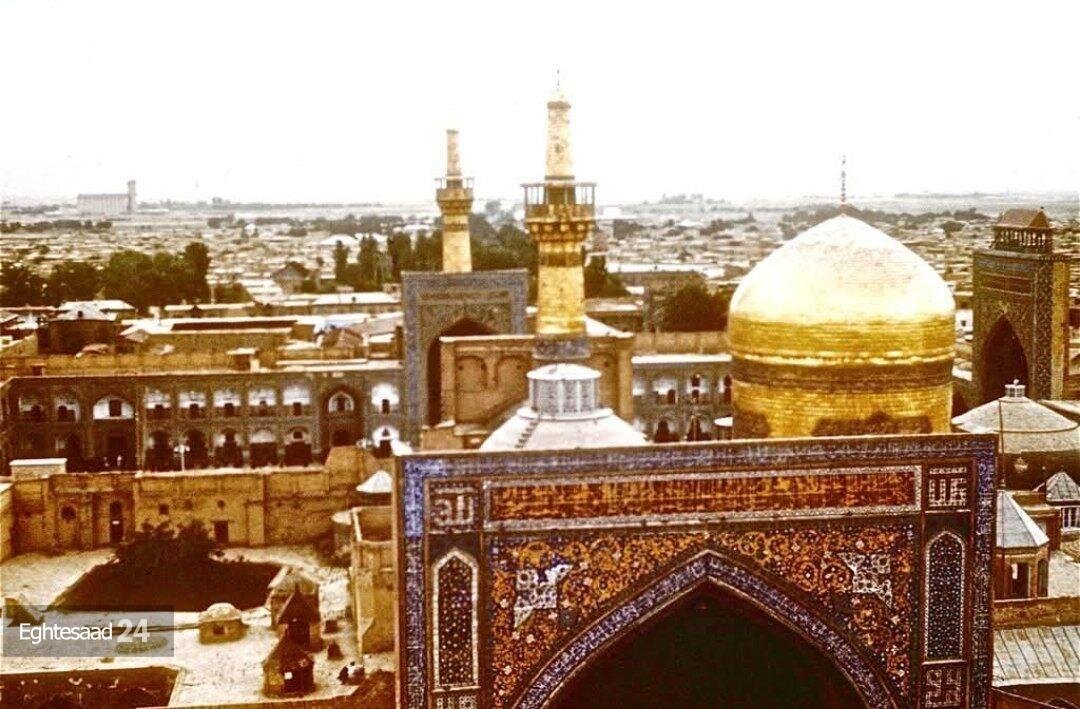 عکس | قابی زیبا و قدیمی از حرم امام رضا (ع) در دوره ناصرالدین‌شاه