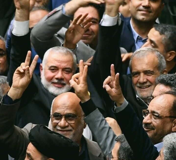 پزشکیان در سالگرد مراسم تحلیف خود از اسماعیل هنیه و ترور او یاد کرد + تصویر