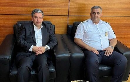 دیدار استاندار اردبیل با رئیس گمرک مرزی جمهوری آذربایجان