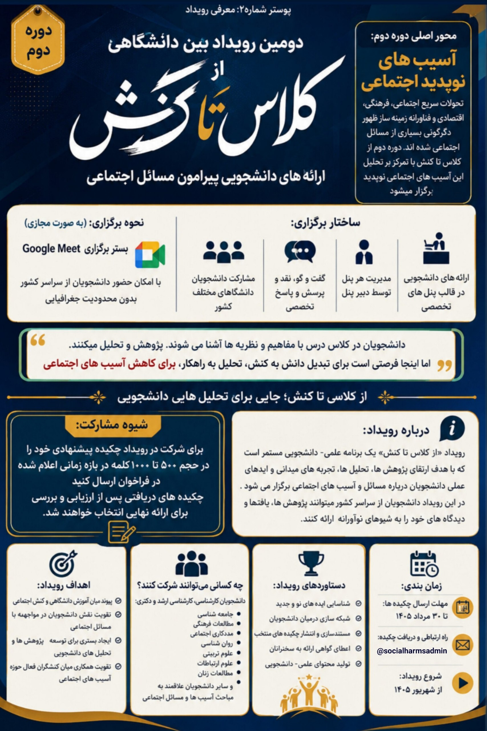 جنبش مبارزه علمی ۱۴ کانون دانشجویی/ دانشجو و دانشگاه قدم به میدان شناخت آسیب های نوپدید گذاشتند